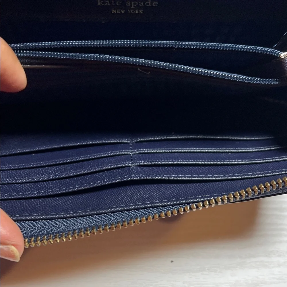 Kate Spade Midnight Black Saffiano Wallet